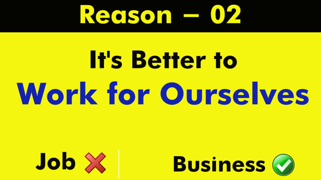 Lesson 03 : Why You All Should Do Business?
