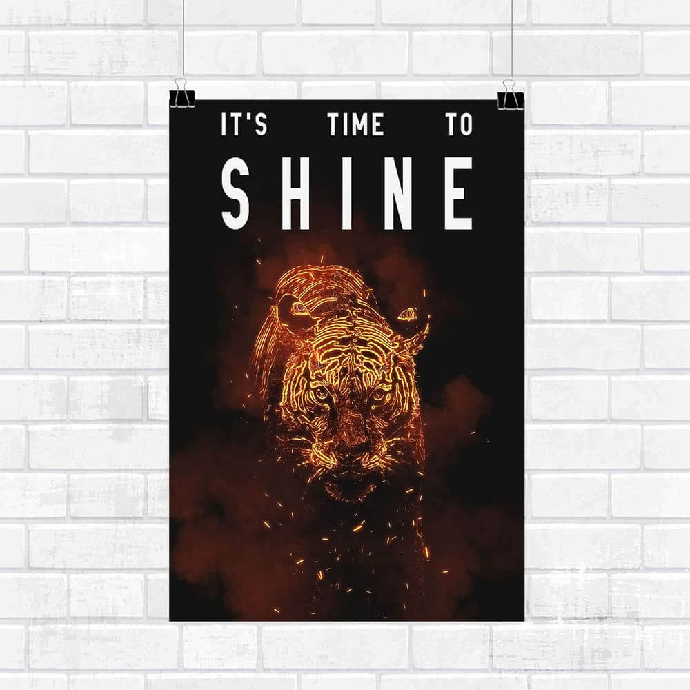 It's Time to Shine - Best Time Management Wall Posters (Wallpapers) – Best Time Management Quotes 